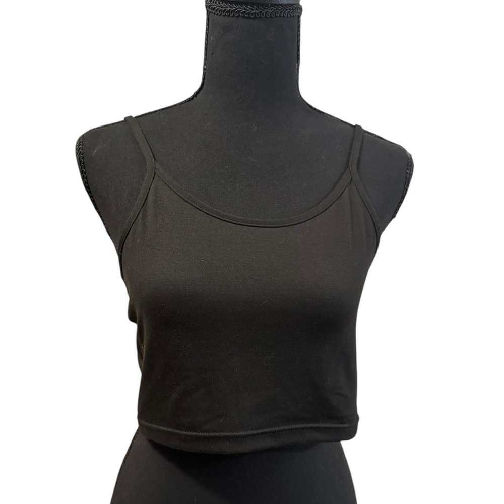 Black SHEIN cropped tank top size S